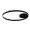 LED Deckenlampe rund Ø 60 cm Schwarz dimmbar 2 flammig