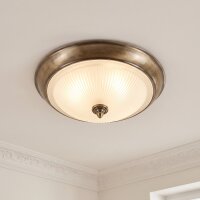 Deckenleuchte ELENI in Messing rund Flur Wohnzimmer
