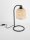 Tischlampe Boho E27 41 cm Schwarz Natur Bambus Metall