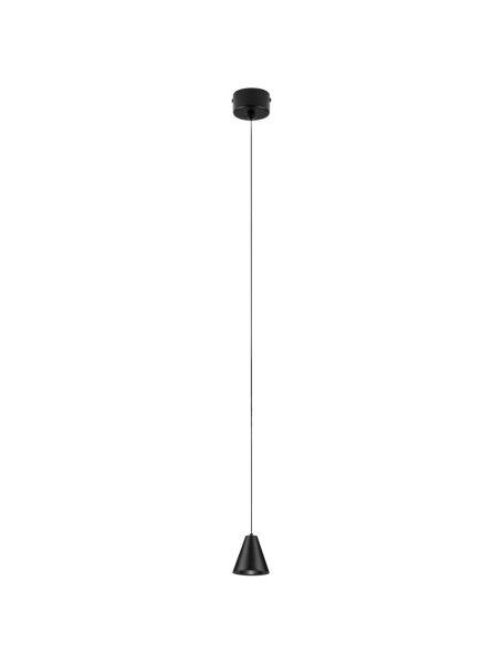 LED Pendelleuchte schmal 6 cm breit Schwarz höhenverstellbar