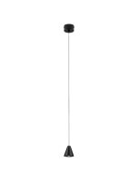 LED Pendelleuchte schmal 6 cm breit Schwarz...