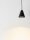 LED Pendelleuchte schmal 6 cm breit Schwarz höhenverstellbar