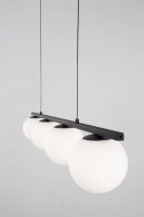 LED Pendelleuchte 72 cm lang Schwarz Weiß...