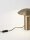LED Nachttischlampe 22 cm in Gold warmweiß KAMDEN Aluminium
