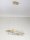 LED Pendelleuchte Ring Ø 90 cm in Gold dimmbar Glas warmweiß