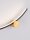 LED Wandlampe in Gold Schwarz 62 cm breit Up Down warmweiß
