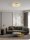 LED Deckenlampe rund Ø 60 cm in Gold dimmbar warmweiß KELLER