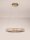 LED Kronleuchter in Gold Ø 60 cm dimmbar höhenverstellbar