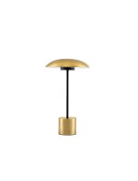 LED Tischlampe 44 cm in Schwarz Gold Metall...