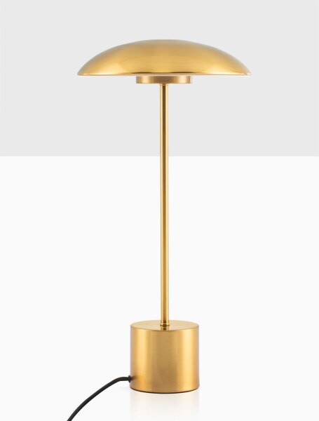 LED Tischlampe in Gold 50 cm Metall warmweiß KENDALL Modern