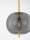 Hängeleuchte in Gold Grau Ø 30 cm E27 Retro Rauchglas Metall