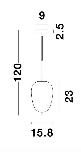 Pendelleuchte in Gold Weiß 15,8 cm breit E14 Retro