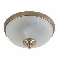 Deckenleuchte Antik Glas Jugendstil rund Wohnzimmer