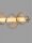 LED Pendelleuchte 97 cm lang in Gold Bernstein dimmbar