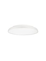 LED Deckenleuchte dimmbar Wei&szlig; &Oslash; 45 cm flach...
