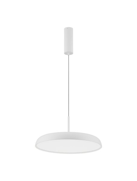 LED Pendelleuchte Ø 45 cm dimmbar Weiß höhenverstellbar