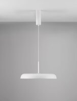 LED Pendelleuchte Ø 45 cm dimmbar Weiß...