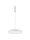 LED Pendelleuchte Ø 45 cm dimmbar Weiß höhenverstellbar