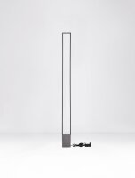LED Stehlampe 160 cm Schwarz Beton Aluminium...