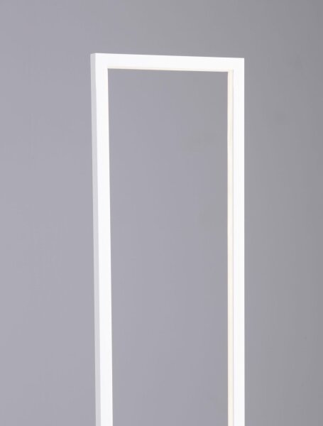 LED Stehleuchte Weiß 160 cm Beton Aluminium warmweiß KYLAN