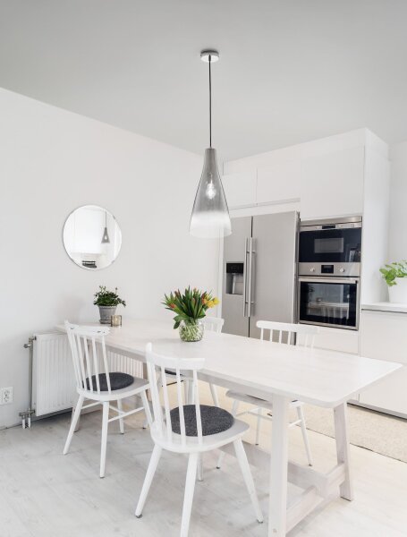 Pendelleuchte E27 23 cm breit in Chrom Grau höhenverstellbar