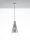 Pendelleuchte E27 23 cm breit in Chrom Grau höhenverstellbar