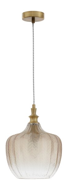 Hängeleuchte in Gold Champagner Ø 24 cm E27 höhenverstellbar