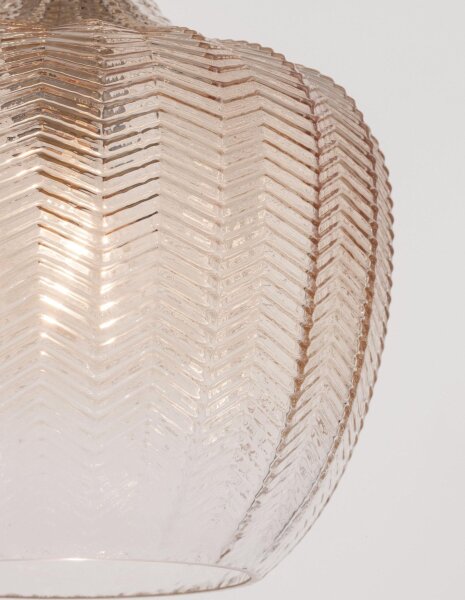Hängeleuchte in Gold Champagner Ø 24 cm E27 höhenverstellbar