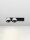 LED Wandlampe in Schwarz Nickel 36 cm breit dimmbar rund