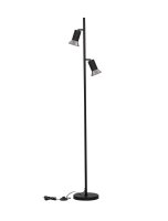 Stehlampe schwenkbar GU10 154 cm in Schwarz Bronze Modern