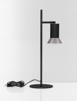 Schreibtischlampe in Schwarz Bronze GU10 schwenkbar 50 cm