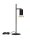 Tischleuchte GU10 schwenkbar 50 cm in Schwarz Gold Aluminium