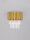 Wandlampe Up Down E14 26 cm hoch in Gold Klassisch Kristall