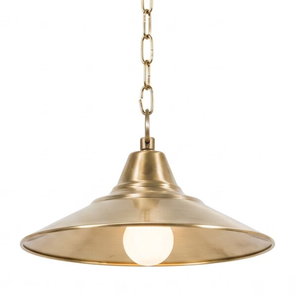 Lampe à suspendre table à manger cuisine laiton Ø31cm inoxydable