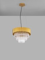 Hängeleuchte in Gold Ø 50 cm E14 Klassisch...