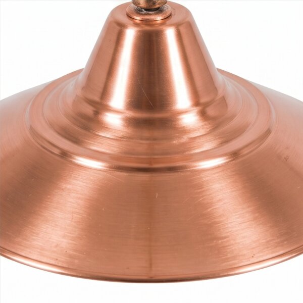 Lampe à suspendre cuivre laiton véritable ronde cuisine table à manger