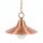 Lampe à suspendre cuivre laiton véritable ronde cuisine table à manger