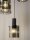 Pendelleuchte Rauchglas E27 Schwarz Grau 45 cm breit Retro