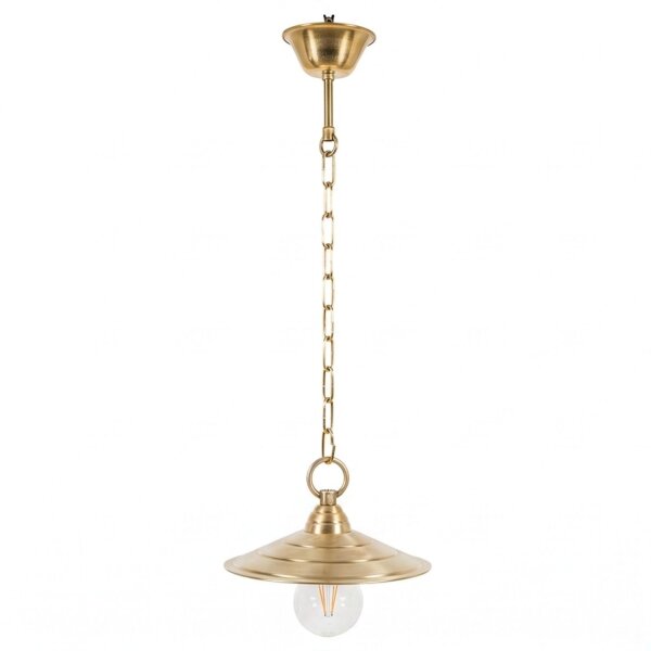 Laiton Lampe à suspendre ronde Ø26cm table à manger cuisine ANGELOS