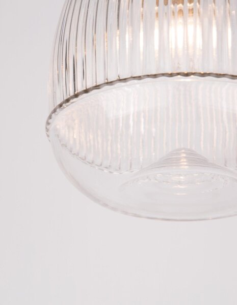 Hängeleuchte in Gold Ø 15 cm E14 höhenverstellbar Vintage