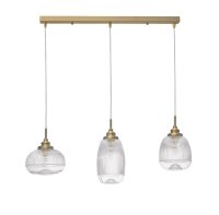 H&auml;ngelampe E14 76 cm lang in Gold h&ouml;henverstellbar Vintage