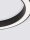 LED Deckenleuchte Schwarz Ø 80 cm dimmbar Ring Farbwechsel