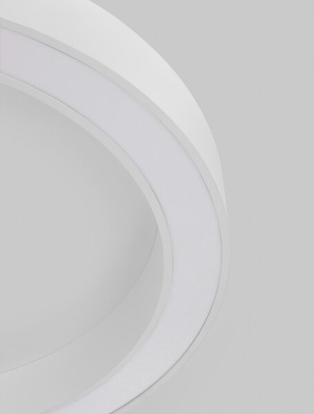 LED Deckenlampe Weiß Ø 80 cm dimmbar Ring CCT MALDEN Modern