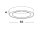 LED Deckenlampe Ø 60 cm Schwarz dimmbar Ring Farbwechsel