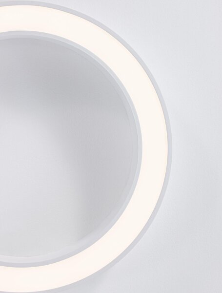 LED Deckenleuchte dimmbar Weiß Ø 60 cm Ring CCT MALDEN