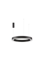 LED H&auml;ngeleuchte Schwarz &Oslash; 80 cm dimmbar Ring Farbwechsel