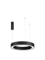 Moderner LED Kronleuchter &Oslash; 60 cm dimmbar Schwarz...