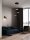 LED Pendelleuchte 42 cm breit in Schwarz Gold dimmbar Modern