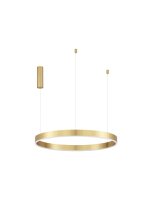 LED H&auml;ngeleuchte in Gold &Oslash; 80 cm dimmbar Ring Farbwechsel