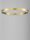 LED Hängeleuchte in Gold Ø 80 cm dimmbar Ring Farbwechsel